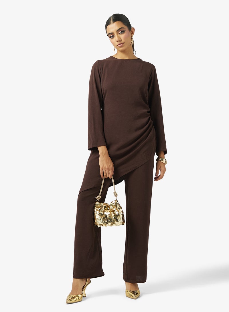 Khizana Asymmetric Tunic & Pant Set - Image 5